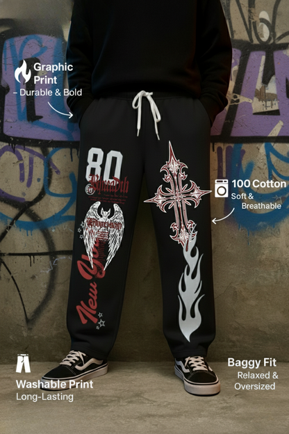 Neon Blaze Baggy Bottoms