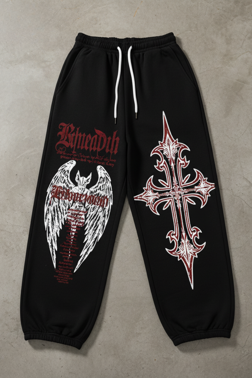 Neon Blaze Baggy Bottoms